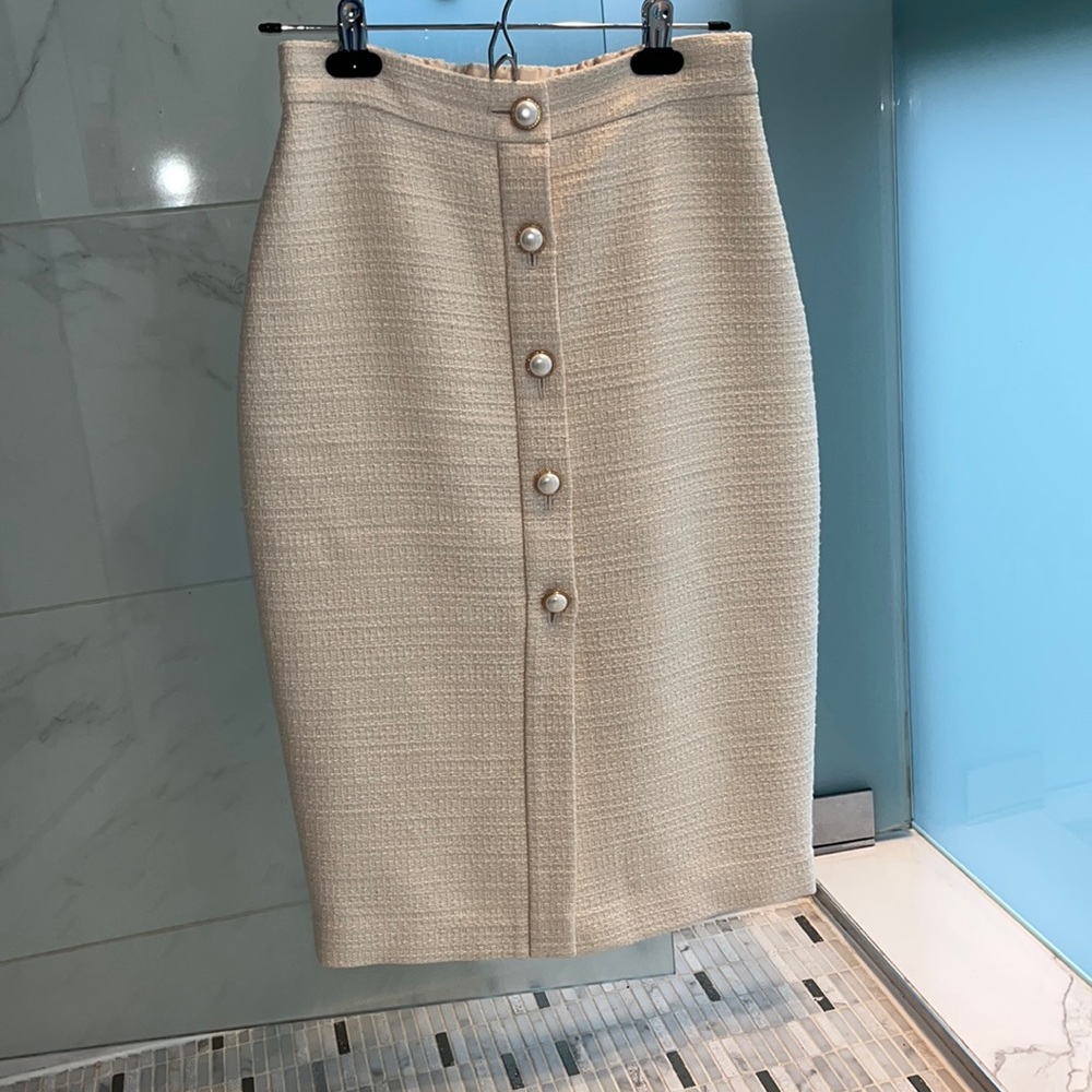 Babaton tweed skirt